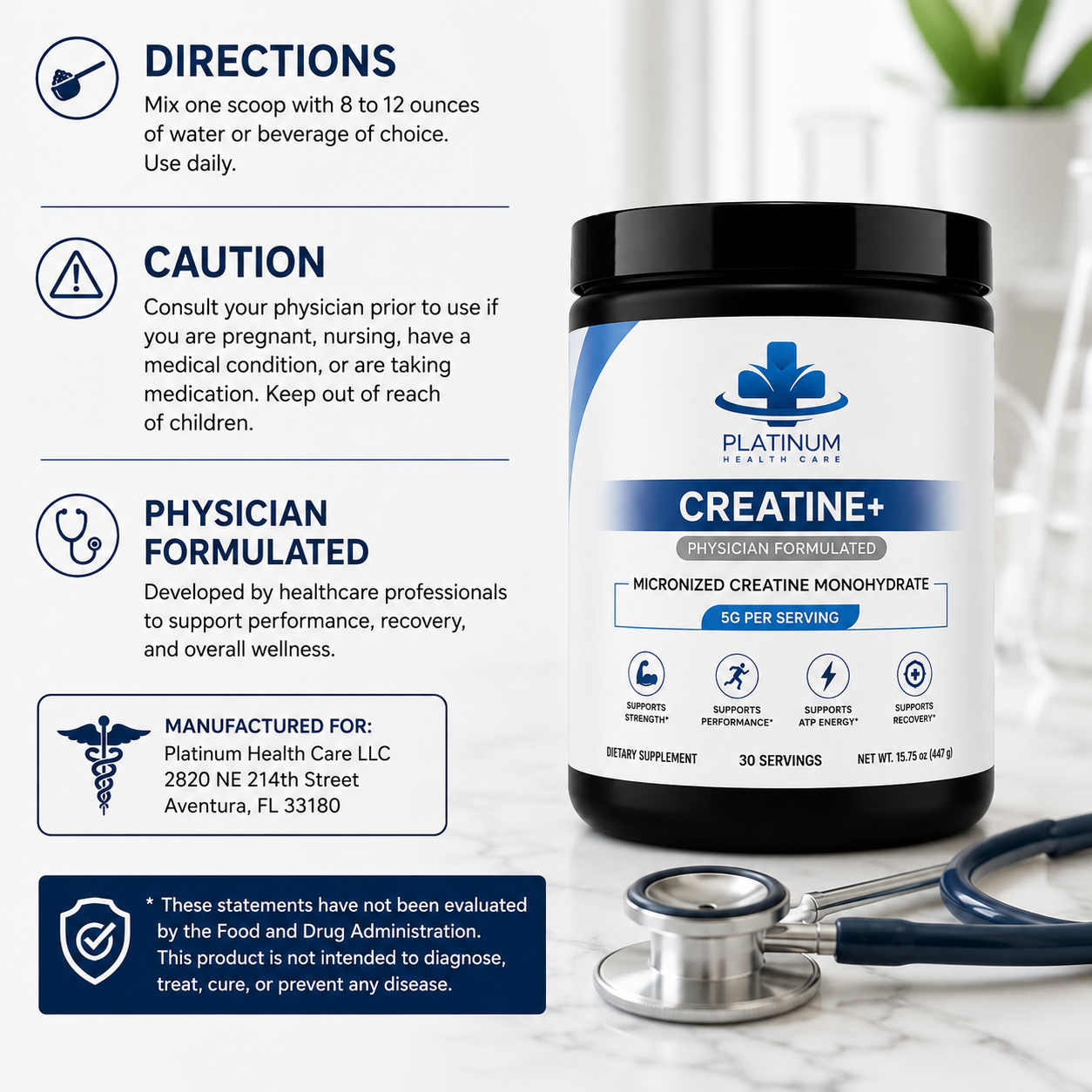 Platinum Health Care Creatine+